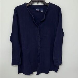 Vintage 90s Honors Maternity Button Down Top